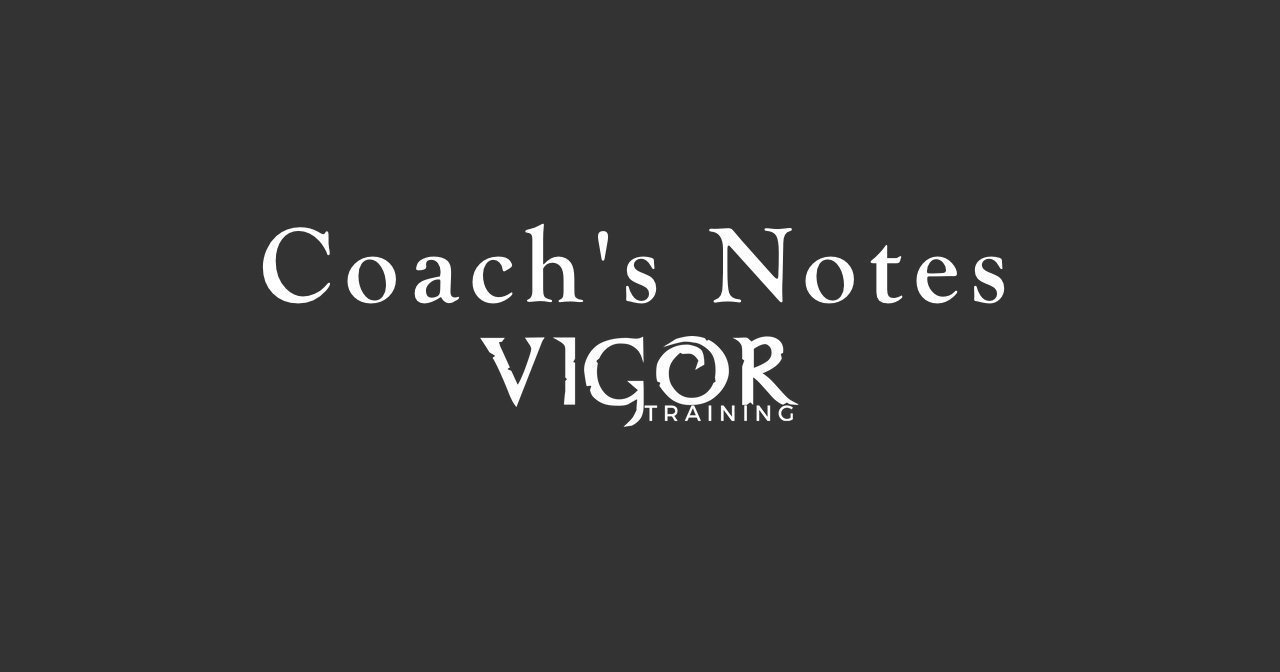 Tom Nikkola Coach's Notes Graphic