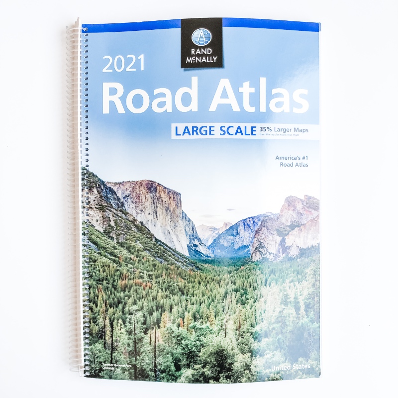 2021 Rand McNally Large Scale Road Atlas