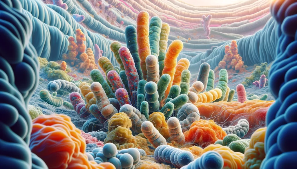 Illustrative image of probiotics in the gut | What Do We Know About Psychobiotics? An Explainer | Tom Nikola